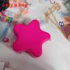 Star Appearance Heartshaped Pvc Cute Jelly Crossbody Bag For Casual Travel