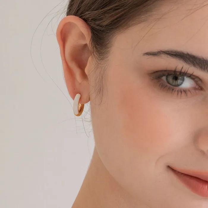 Color Ring Earring