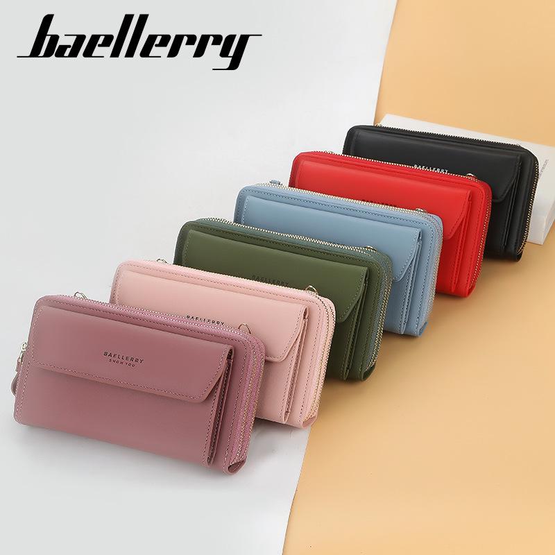 Borsa a tracolla mini da donna con doppia cerniera stile coreano - Porta telefono cellulare e portafoglio quadrato piccolo di alta gamma