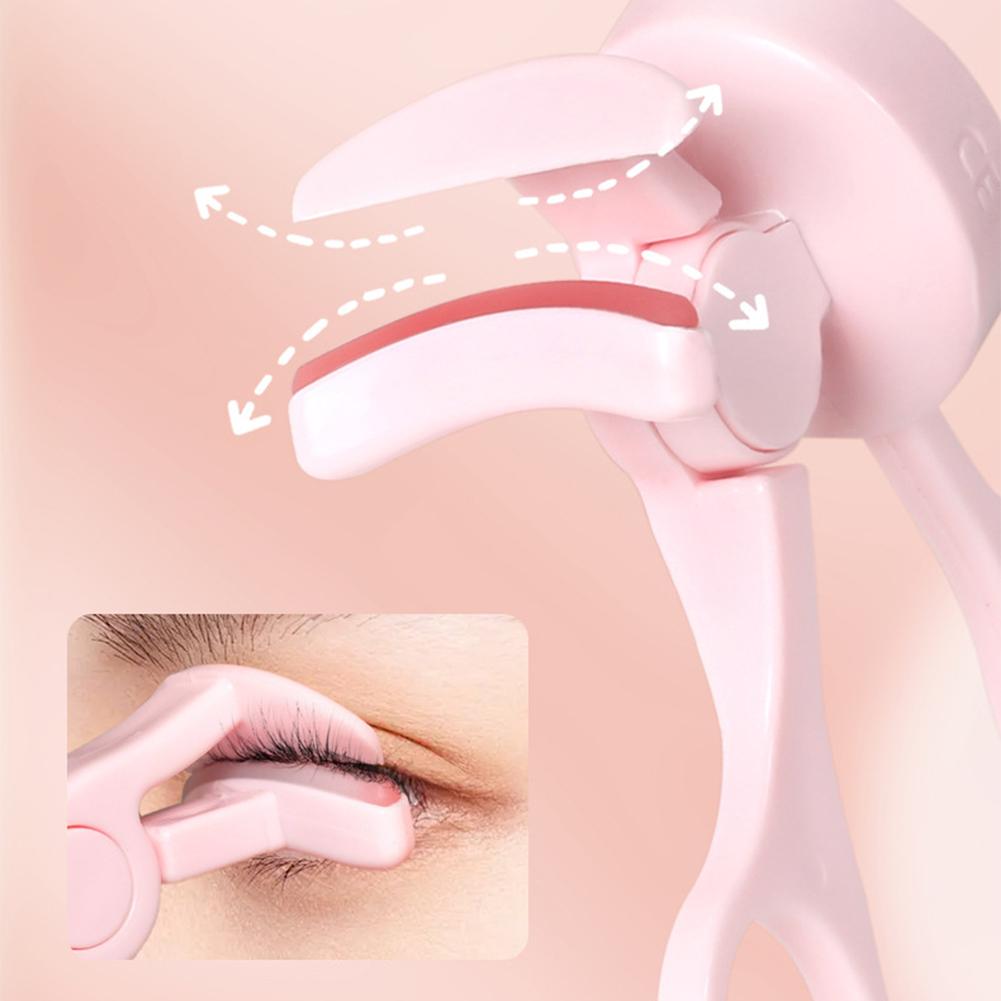Portable Eyelash Curler Electric Heated Professional Eyelashes Curling Long-Lasting Natural Curl Makeup Beauty Tools