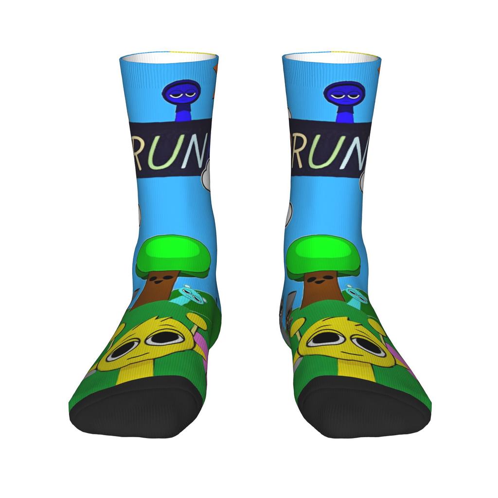 Sprunki Incredibox Socks for Women Men Breathable  Soft Long Socks Sweat Absorbing