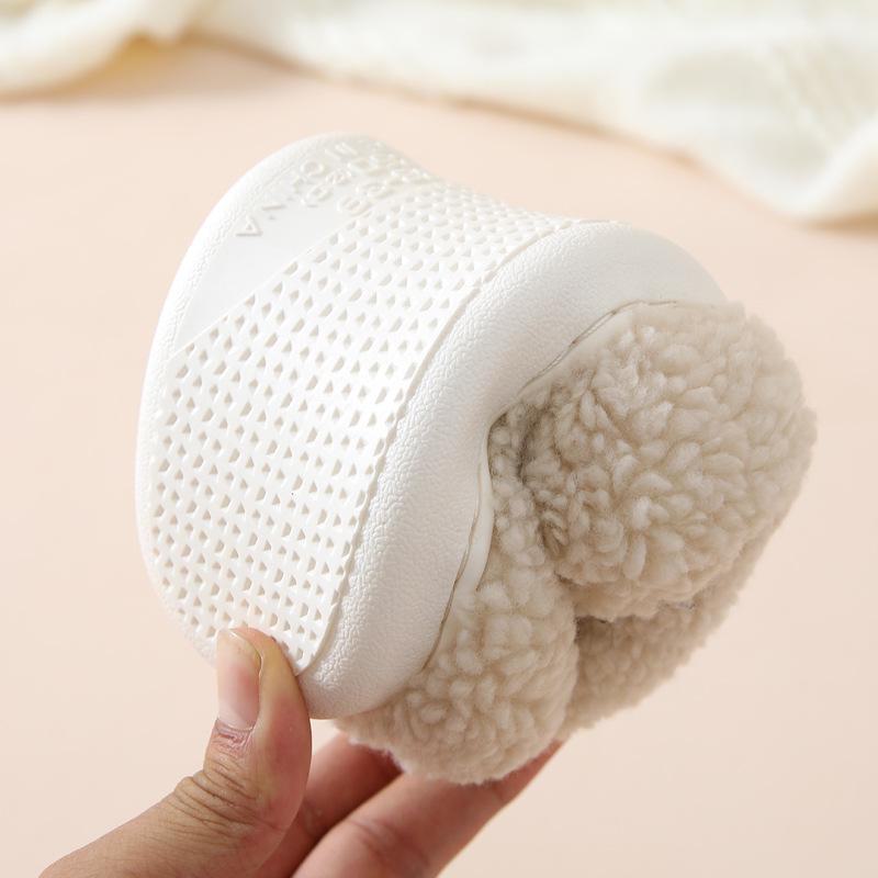 Women's Soft Sole Furry Cotton Slippers – Perfect for Postpartum, Autumn and Winter Comfort at Home.