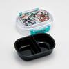 Skater Children's Lunch Box, 1 Tier, 360ml, with Core (Side Dishes Container), Dome Shape, Fluffy Kids Lunch, Antibacterial Treatment, Made In Japan,