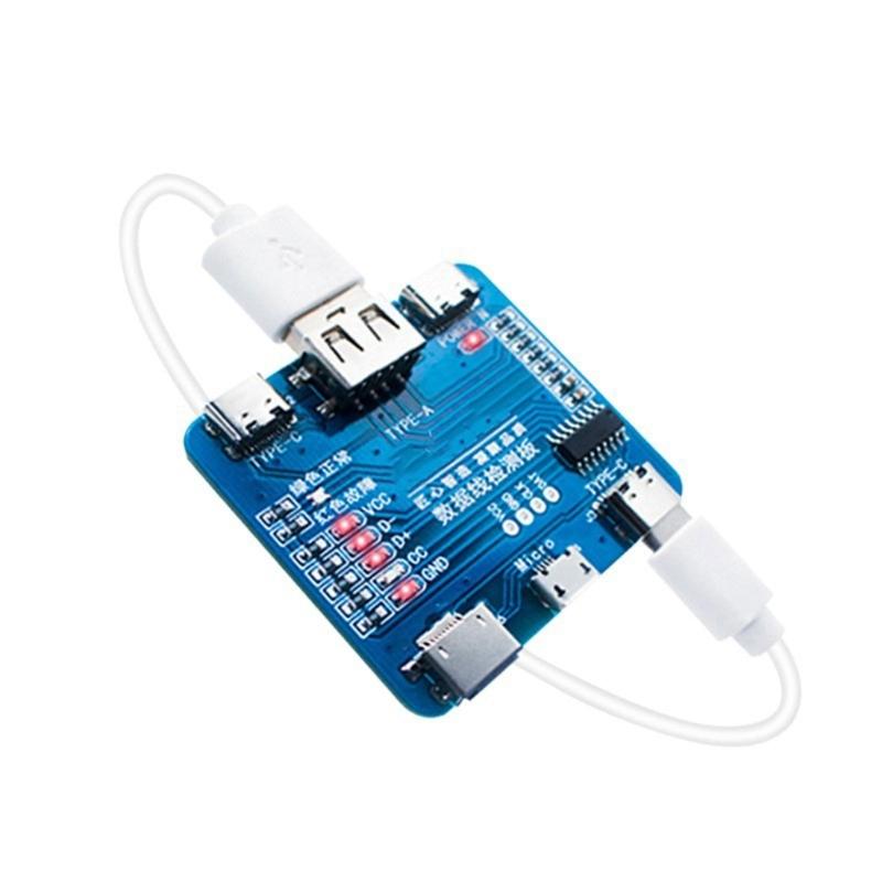 Portable Type C Fast Charging Cable Diagnostic Tool With Voltages Current Monitor And Power Delivery Protocol Support