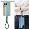 Rainbow Color Striped Case For Samsung S26 Ultra S25 FE S24 S24 Plus A57 A37 A17 A56 A36 A16 A55 A35 A15 A54 5G Hybrid Magnetic Matte Cover