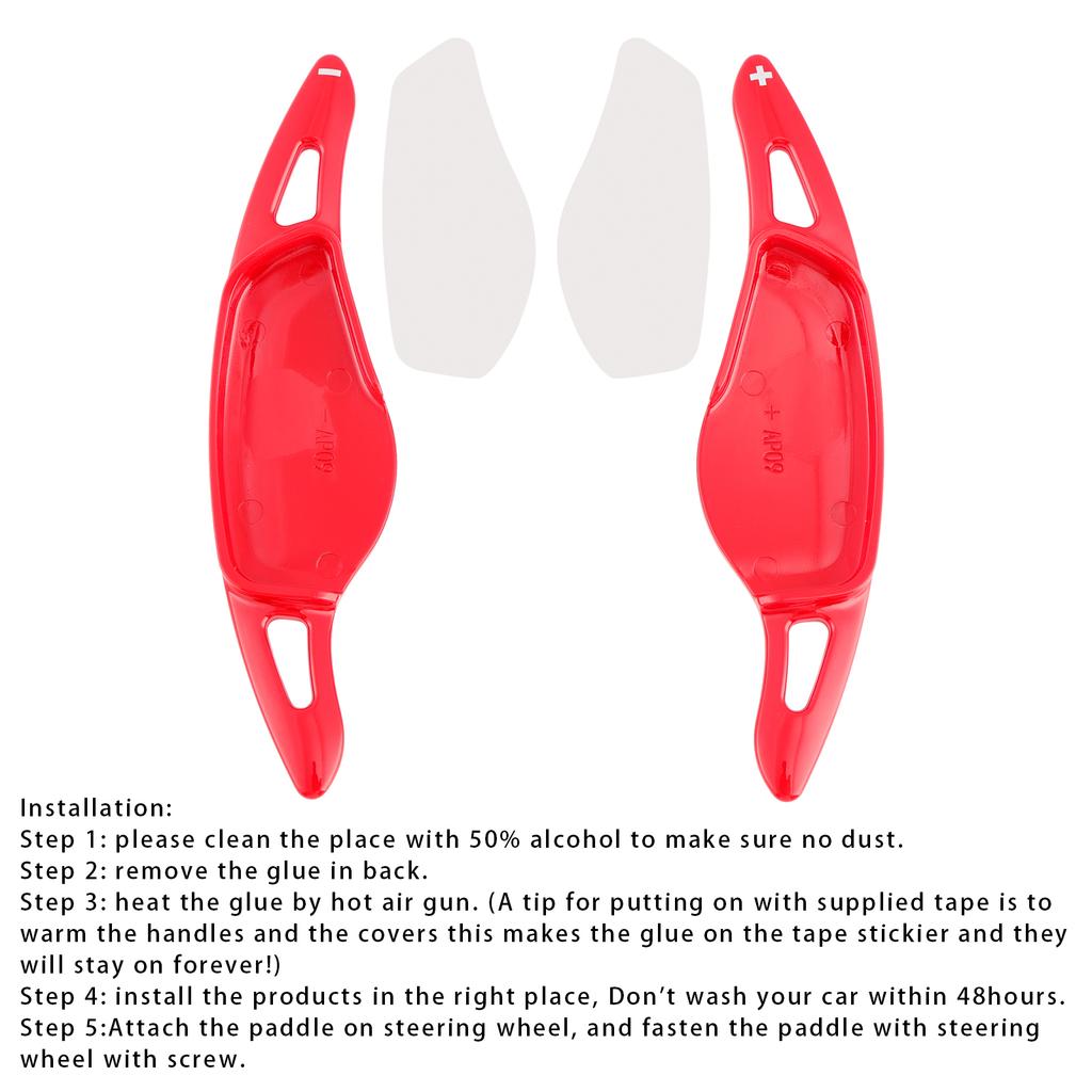 Estensioni Paddle Cambio Volante Per BMW G20 G21 G30 G31 F40 F22 F23 Rosso