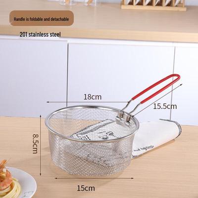ZISIZ Kosz do smażenia ze stali nierdzewnej