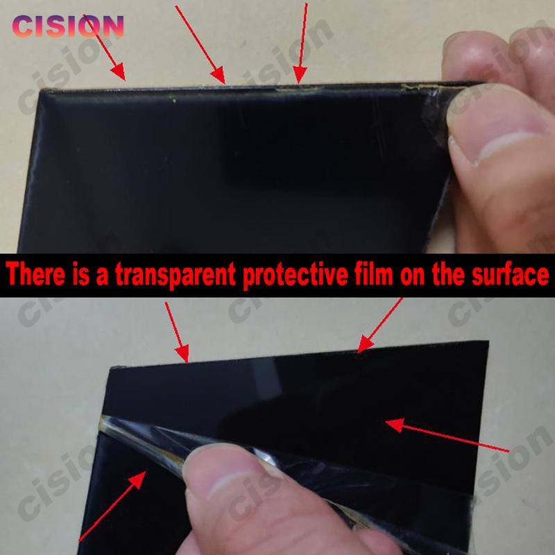 Glossy Piano Black Car Door Window Center Middle Column B C Pillar Post Mirror Effect Cover Trim PC Sticker For Mazda 3 BL Sedan