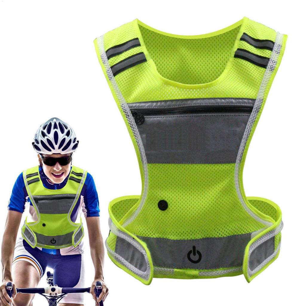 LED Leuchtende Laufweste Frontlicht Winkelverstellbar Nachtlicht Weste Mit 360 Grad Sichtbarkeit Wasserdicht Nachtlicht Ausrüstung