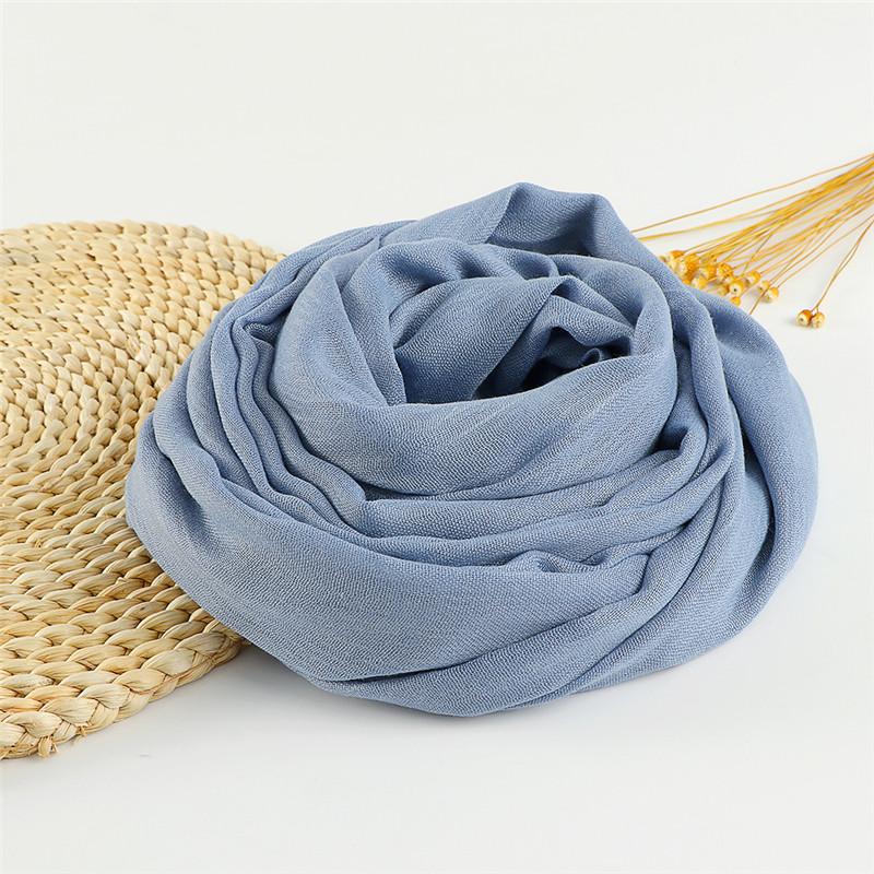 37 Color Plain Big Size Fringe Cotton Viscose Scarf Lady Warme Soft Shawls And Wraps Pashmina Stole Female Kerchief Muslim Hijab
