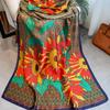 Luxury  Women'S Scarves Fashion Printed Silk Scarves Summer Shawls And Wrapped Soft Cashmere Women'S Bandannas Folad Headsc
