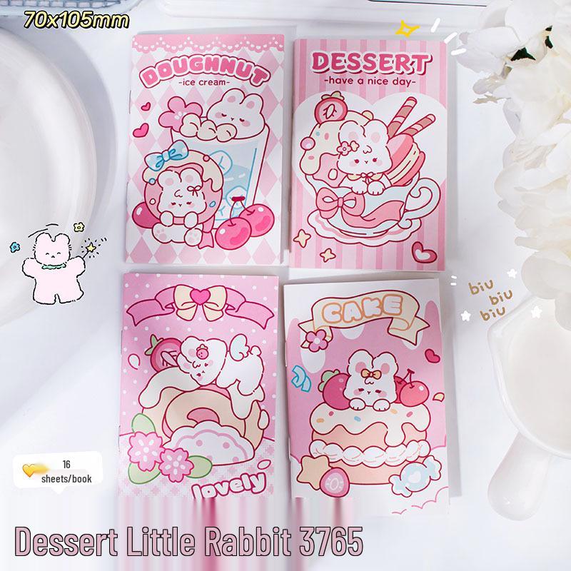 Cartoon Mini Notebook - Portable and Cute Student Reward Workbook