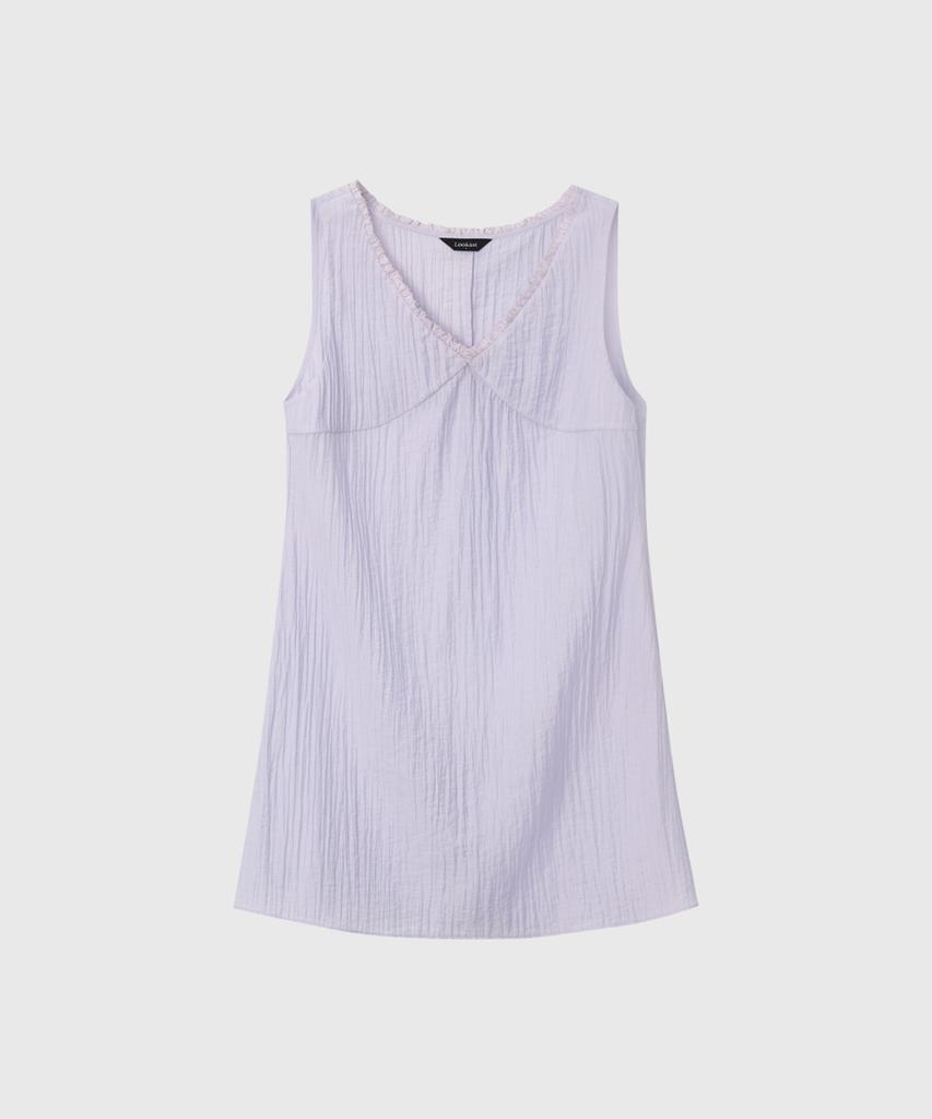 Lugkaeseuteu Eli Lace Mini Dress_Lavender