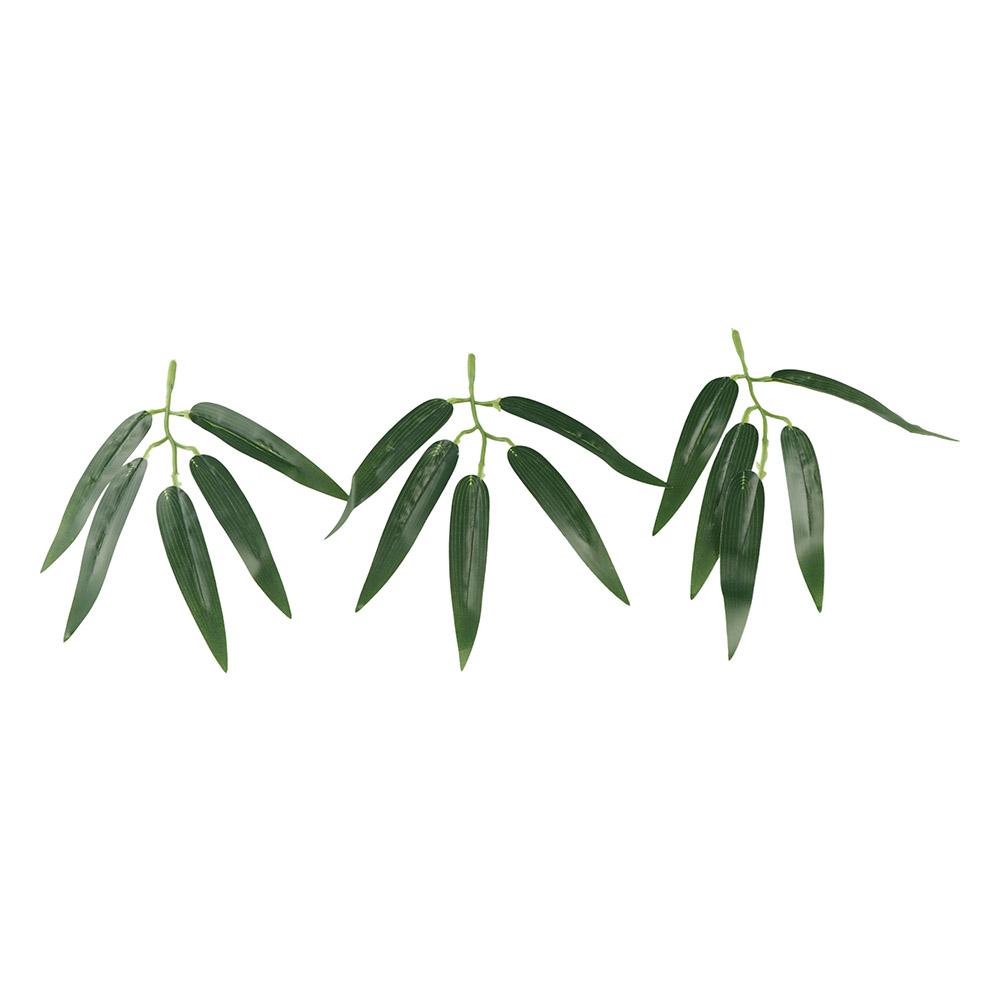 Adornment for Home Office Fake Bamboo Branches Simulation Leaves Bamboo  Leaves Artificial Plants