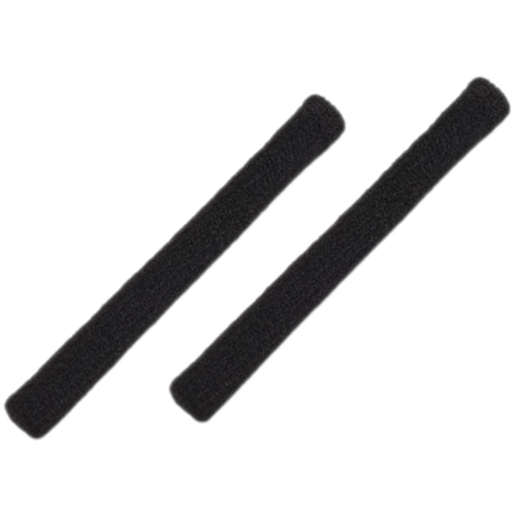 2 Pcs Eye Glasses Eyeglass Temple Tip Sleeve Anti-slip Retainer Ear Pads Shoes Black Tips