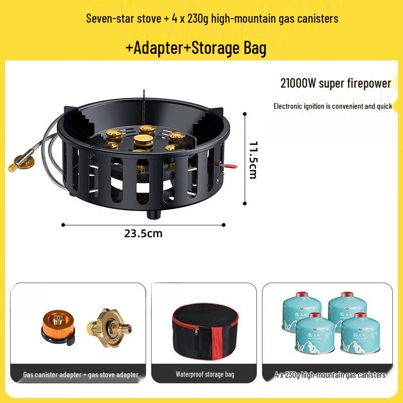 Nufeng Portable Butane Gas Camping Stove Single Unit