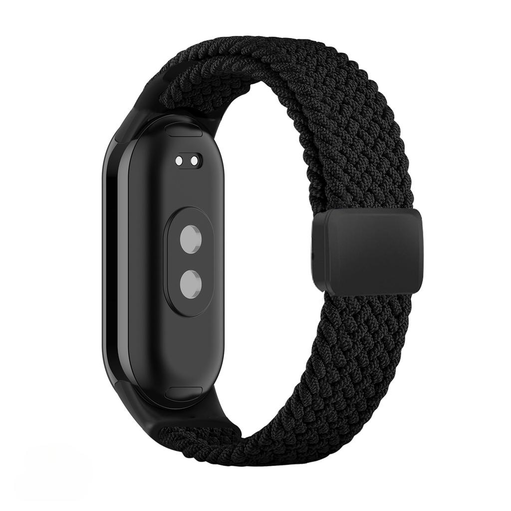 Braided Nylon WatchBand Strap For Xiaomi Mi Band 10 Smart Wristband Braided Elastic Weave Bracelet Miband 8 9 Watchstrap