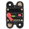 12?24V DC Circuit Breaker Fuse Inverter with Manul Reset for Car Audio System Boat Trucks250A