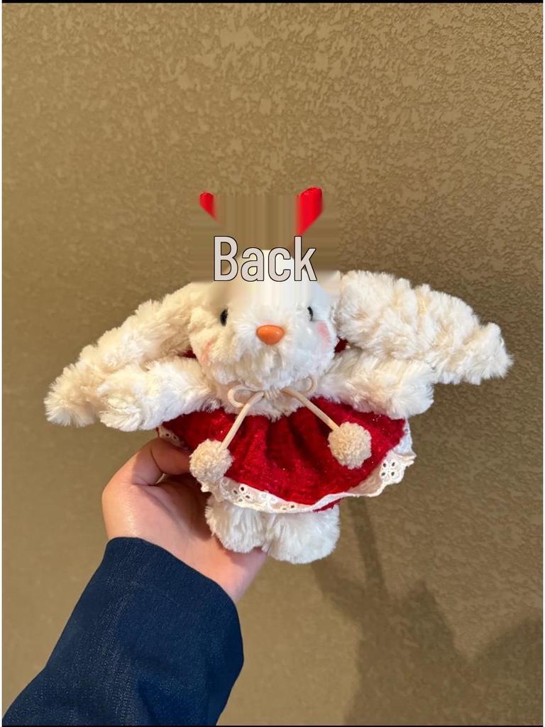 Bonnie Bunny Plush Keychain: Cute Girl Doll Bag Charm & Bestie Birthday Gift