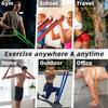 GPPNKC Indoor Fitness Resistance Bands Set with Door Anchor for Pull-Up Assistance
