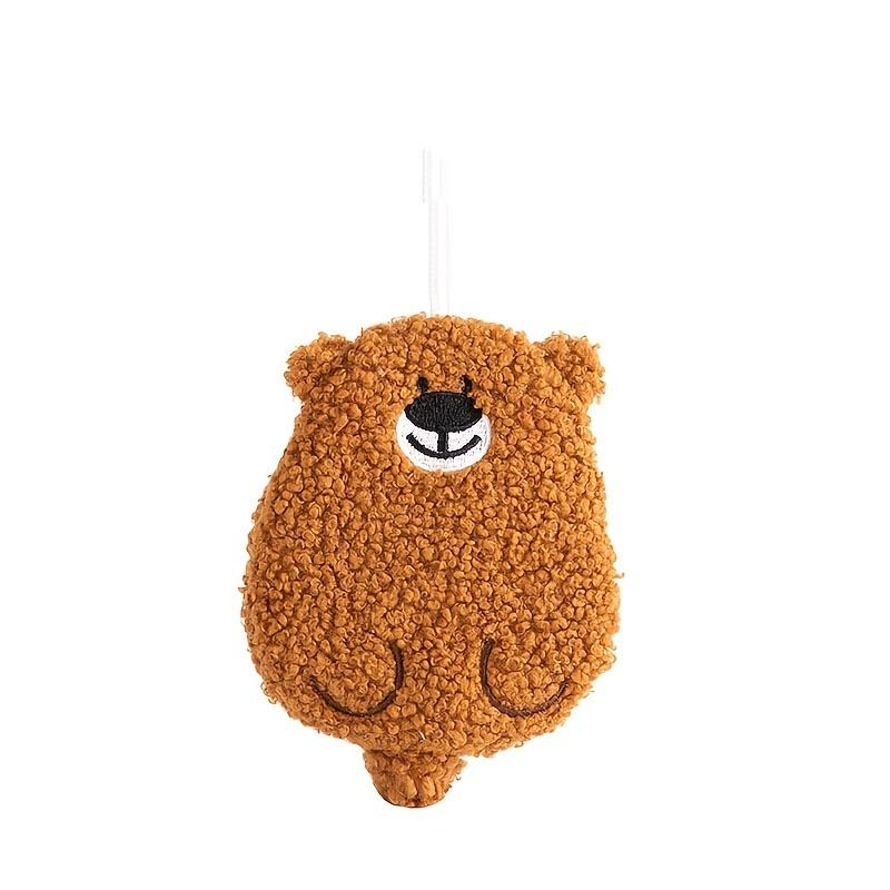 Niedliche Bär Plüsch Geldbörse Schlüsselanhänger für Kopfhörer Lippenstift Bargeld Kleine Gegenstände Aufbewahrung