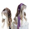 Elegant Knitted Tassels Hairband Adjustable Soft Headwrap For Ladies Daily Use Party Or Vacation Outfits