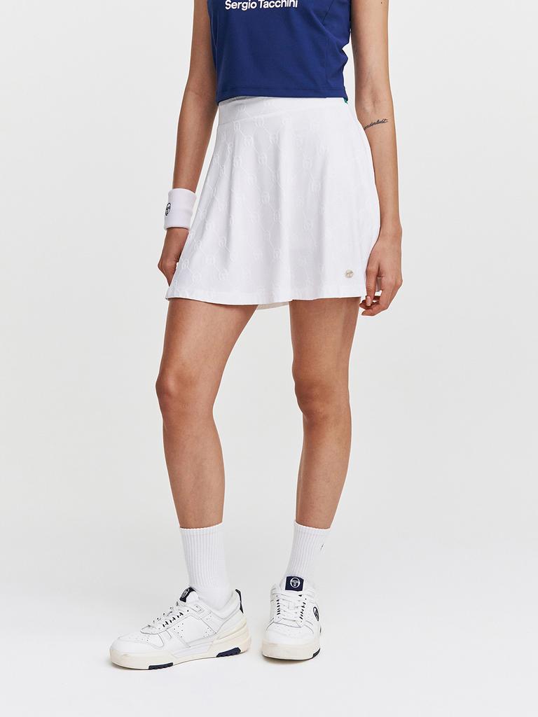 SERGIO TACCHINI W Daily Monogram Flare Skirt