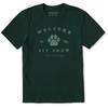 Life Is Good. Men's Welcome To The Sit Show SS Crusher Tee, Treeline Green