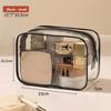 Modern Minimalist Pvc Travel Toiletry Bag With Large Capacity For Cosmetic And Bathroom Storage