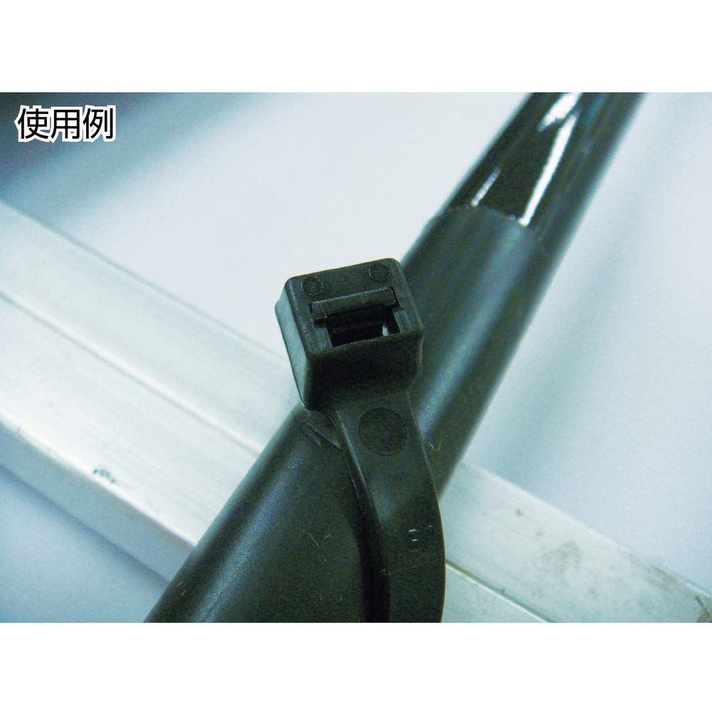 Panduit Nylon Cable Ties, Weather Resistant Black, 3.7mm Width, 246mm Length, 100 Pieces (PLT2.5I-C0)