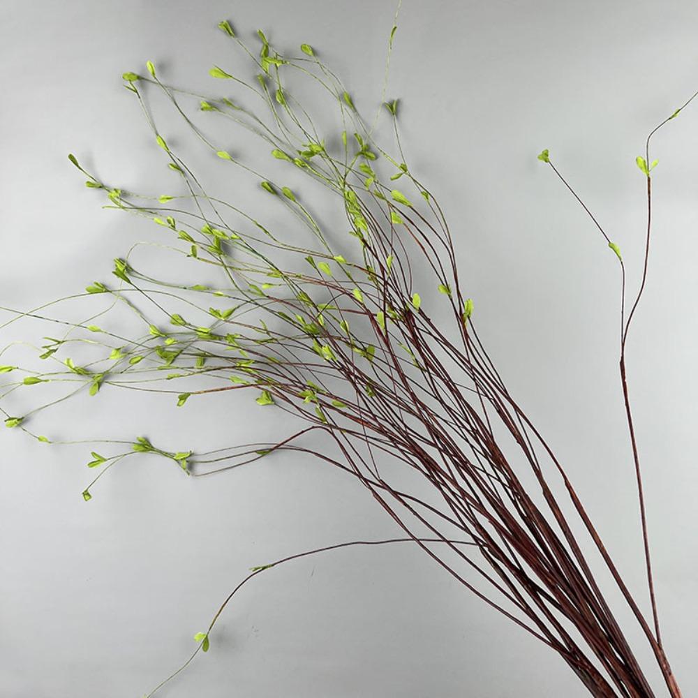 130cm Fake Willow Tree Handmade Simulated Green Leaf Plants Hotel Restaurant