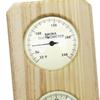 Sauna Hygrothermograph Equipment Temperature Humidity Gauge, Wooden Thermometer Hygrometer for