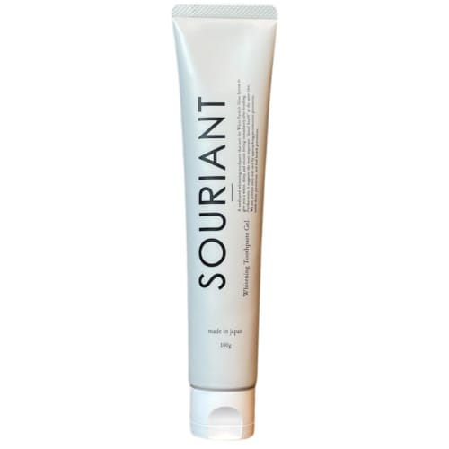 SOURIANT 100g Whitening Gel (Can Be Used As a Daily Toothpaste) with 5 Active Ingredients (97% Naturally Derived). Prevents Tartar Buildup, Removes To