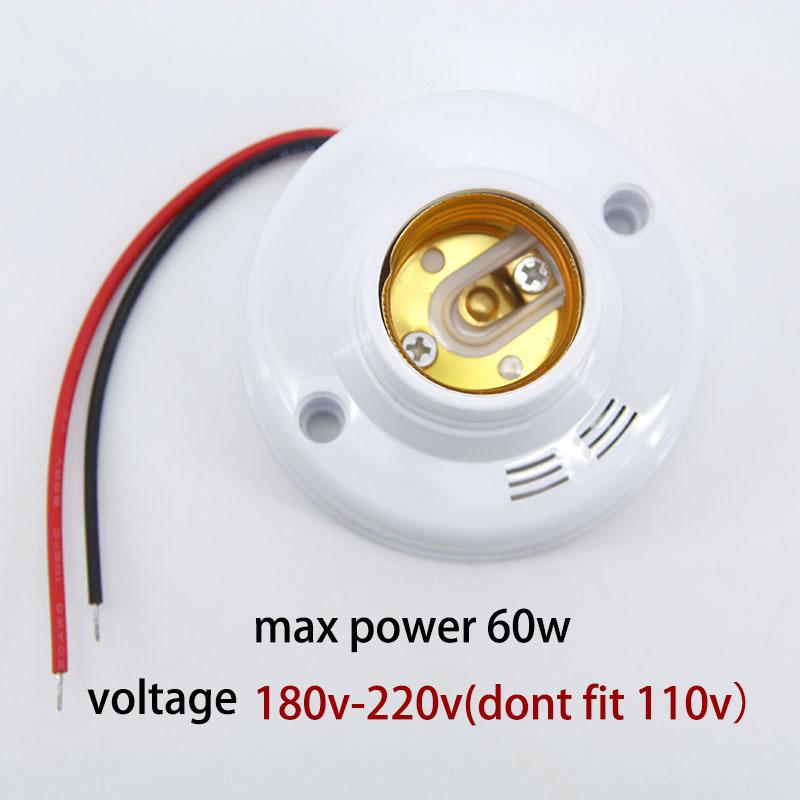 1 STK Schraube Ton Licht Vontrol Lampe E27 Lichtsteuerung Auto Sockelhalter Kappe AC 180v -240V Stromsparende Glühbirnen