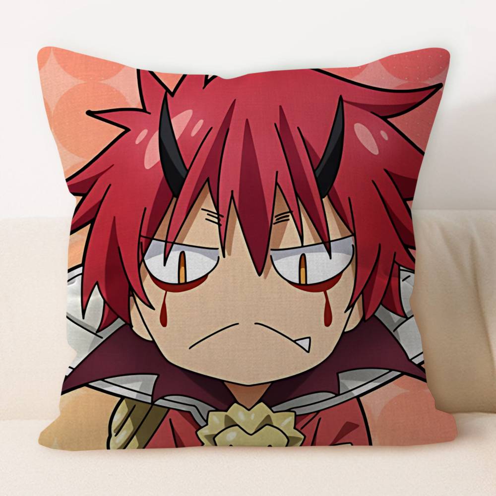 

T-Tensura Anime Pillow Cushion Cover Pillowcase Living Room Sofa Home Decor Customized 12x12Inch