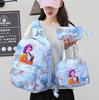 3Pcs/set Anime Demon Hunters Printed Backpack Handbag Pencil Case for Teenager Student Bookbag Schoolbag Women Large Capacity Waterproof Bag