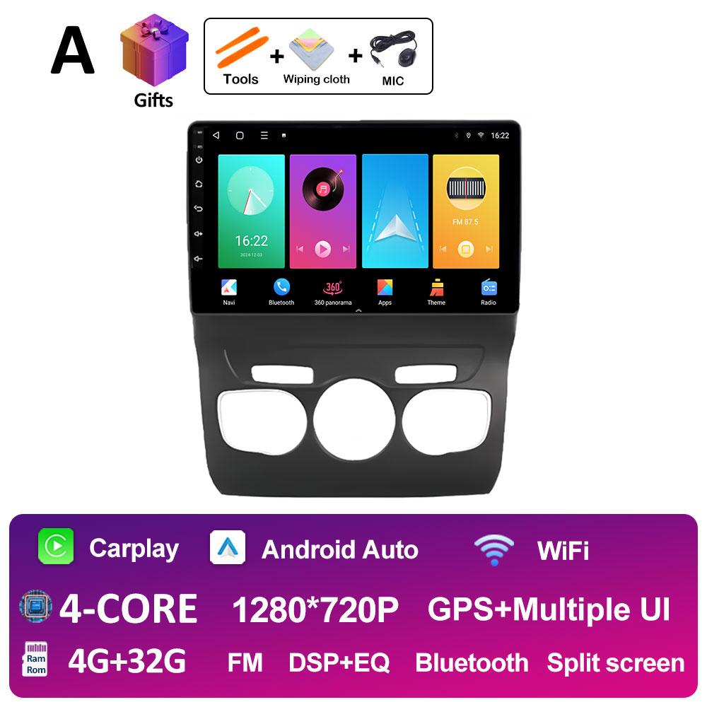 For Citroen C4 C4L DS4 2012 2013 2014 2015 2016 2017 Navigation GPS DSP Stereo Autoradio Car Radio Player QLED IPS Screen WIFI