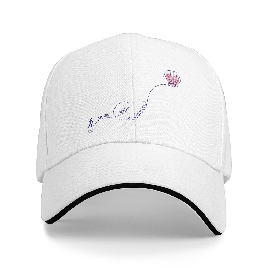 Camino De Santiago Sandwich Cap Unisex OutdoorBaseball Caps Shells Sandwich Hat Adjustable Snapback Caps Sun Hats Autumn Hat
