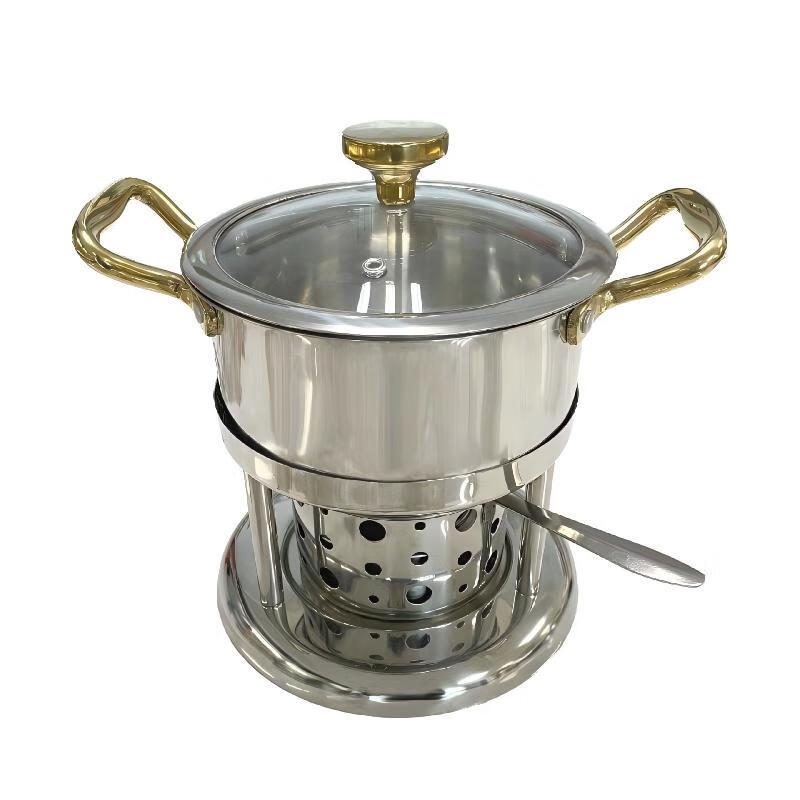 Wutuo Rose Gold Single Person Hot Pot Set
