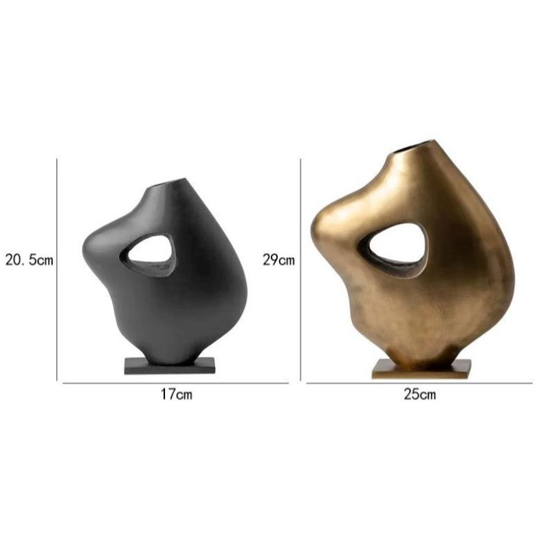 Luxury Vases Living Room Desktop Flower Bottle Simple Nordic Bedroom Decoration Vases Modern Home Decoration Flower Vessel