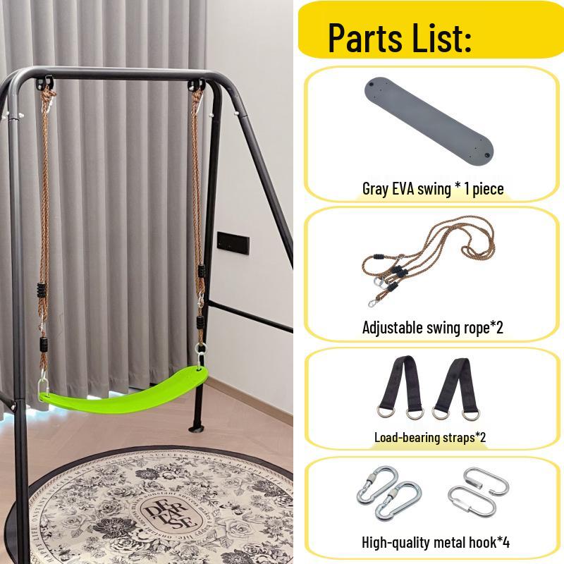 EVA Soft Indoor/Outdoor Child's Swing with Iron Chain and Cradle Seat
