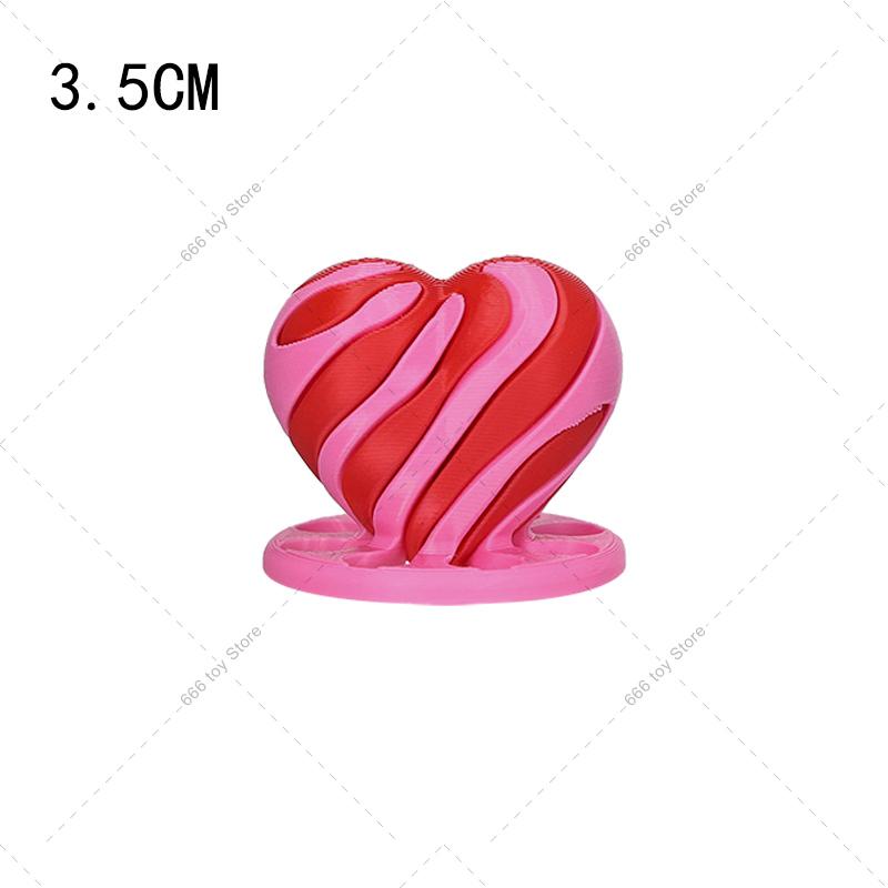 31 Stil 3D-gedruckter Spiral-Kegel Rakete Geist Herz Durchgang Fidget Spielzeug Unmögliche Pyramide Stressabbau Spielzeug Schreibtisch Dekoration