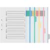 KOKUYO File Index Divider 5 Sets Shiki-P30 Cards, PP, A4, 5-Chapter, 2-Hole,