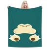 Funny 3D Pikachu Dotted Face Blanket Pokemoned Travel Flannel Bedding Throws For Living Room Soft Warm Quality Bedspread Gift