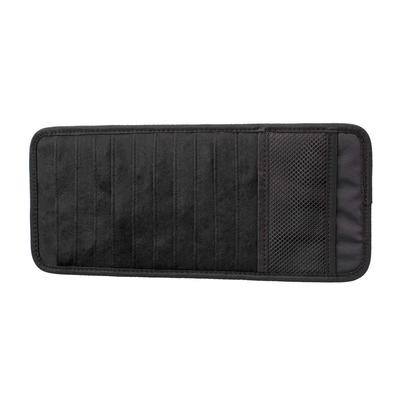 Car Sun Visor Storage Ticket Holds 10 Made with Special Holder, Card/Parking Holder, Side-Insert Type, CDs/DVDs, Scratch-Resistant Material,