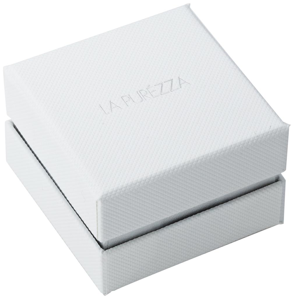 LA PUREZZA Ag925 Silver Cross Watermark Pairing Rhodium Japanese Size 13 [La Prezza] Men's [Black Coating] LA3194-AB