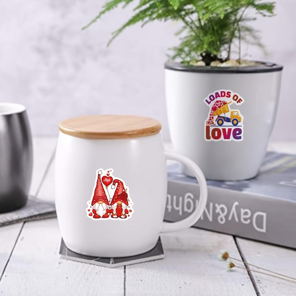 50pcs Valentine'S Day Stickers,l Waterproof Romantic Stickers for Laptops, Gifts and Valentine'S Day Wall, Window Decorations