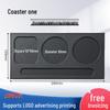 PU Leather Business Meeting Coaster & Writing Pad