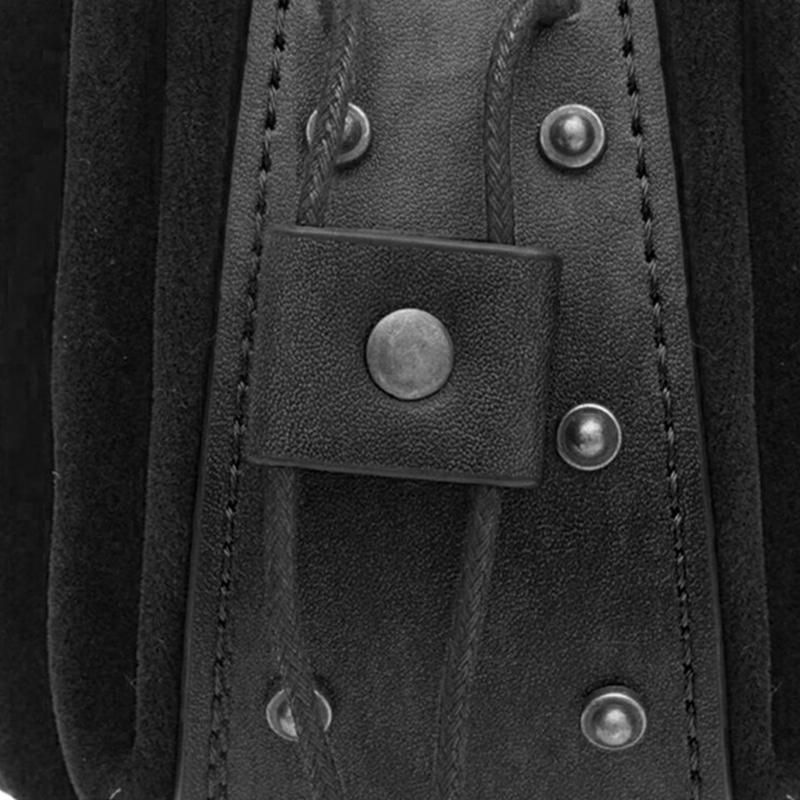 Mittelalterliche Cosplay-Hüfttasche, Mittelalterliche Leder-Hüfttasche Leder-Nieten-Hüft-Münzbörsen für Cosplay-Party, Halloween