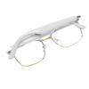 Smart Glasses for Men Women Wireless Bluetooth Glasses Multifunctional for Driving Music Calls White